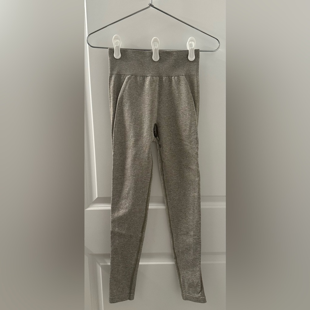 Gymshark‎ Flex High Waisted Leggings | Khaki Green | M